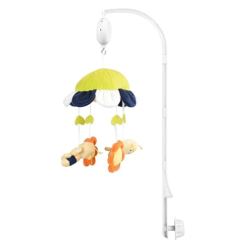 Miniatura 7 de Brazo móvil para cuna de 35 pulgadas con motor móvil para bebé, brazo móvil para cuna de bebé, motor móvil de cuna, giratorio móvil para cuna con 3
