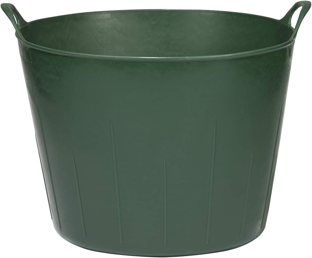 Little Giant® Poly/Rubber FlexTub Bucket | Ultra Durable & Versatile Farm Tub | Plastic Synthetic Gardening Tub (1, Hot Pink)