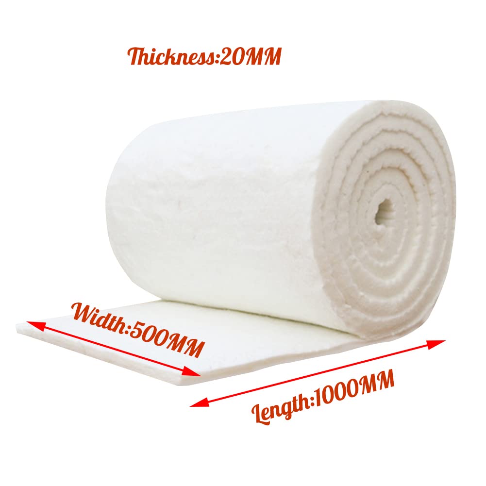 Tappetino Ignifugo Ad Alta Temperatura per Coperta in Fibra di Ceramica di Silicato,20MM