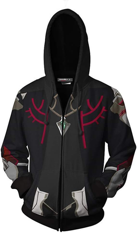 Anime Game ELSWORD Cosplay Hoodies,Unisex 3D Printing Hooded Sweatshirt Used for Cosplay or Gift
