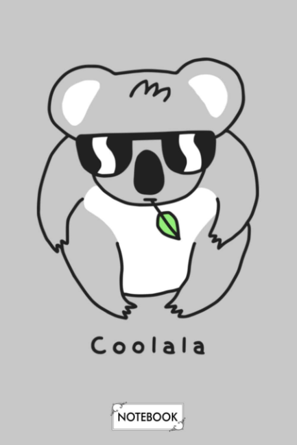 Coolala Notebook: Diary, Planner, Journal, 6x9 120 Pages, Lined College Ruled Paper, Matte Finish Cover