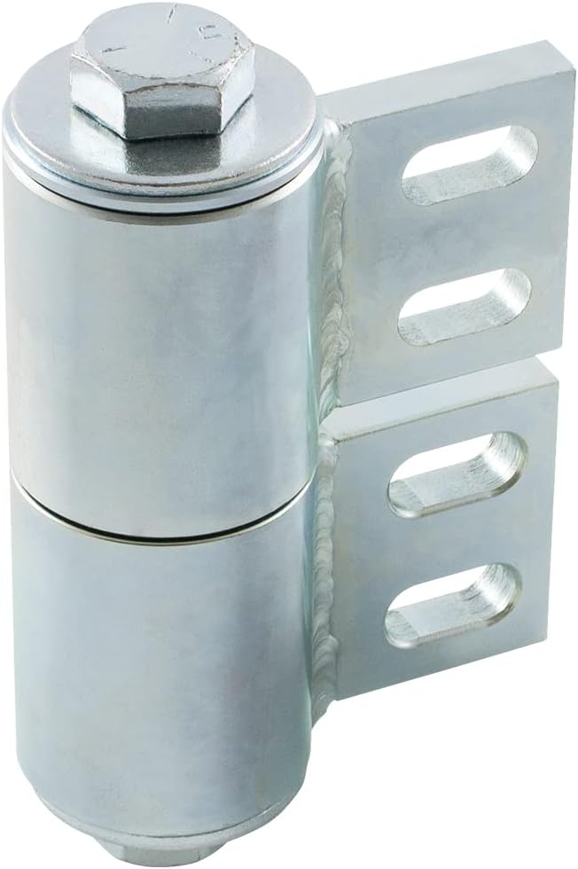 D&D Technologies CI3950 Shut It Barrel Steel to Steel Industrial Metal Gate Hinge: Weld-on or Bolt-on to The Gate (Sold as a Single Hinge)
