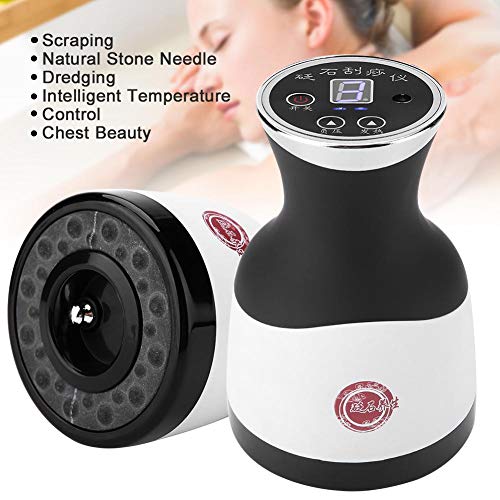 Electric Scraping Massager, Electric Gua Sha Scrapping Massager Device And Cupping Therapy Negative Pressure Stone Needle Therapy Hot Compress For Full Body Muscle Pain Relief Relaxation(Infrared) #TOP2
