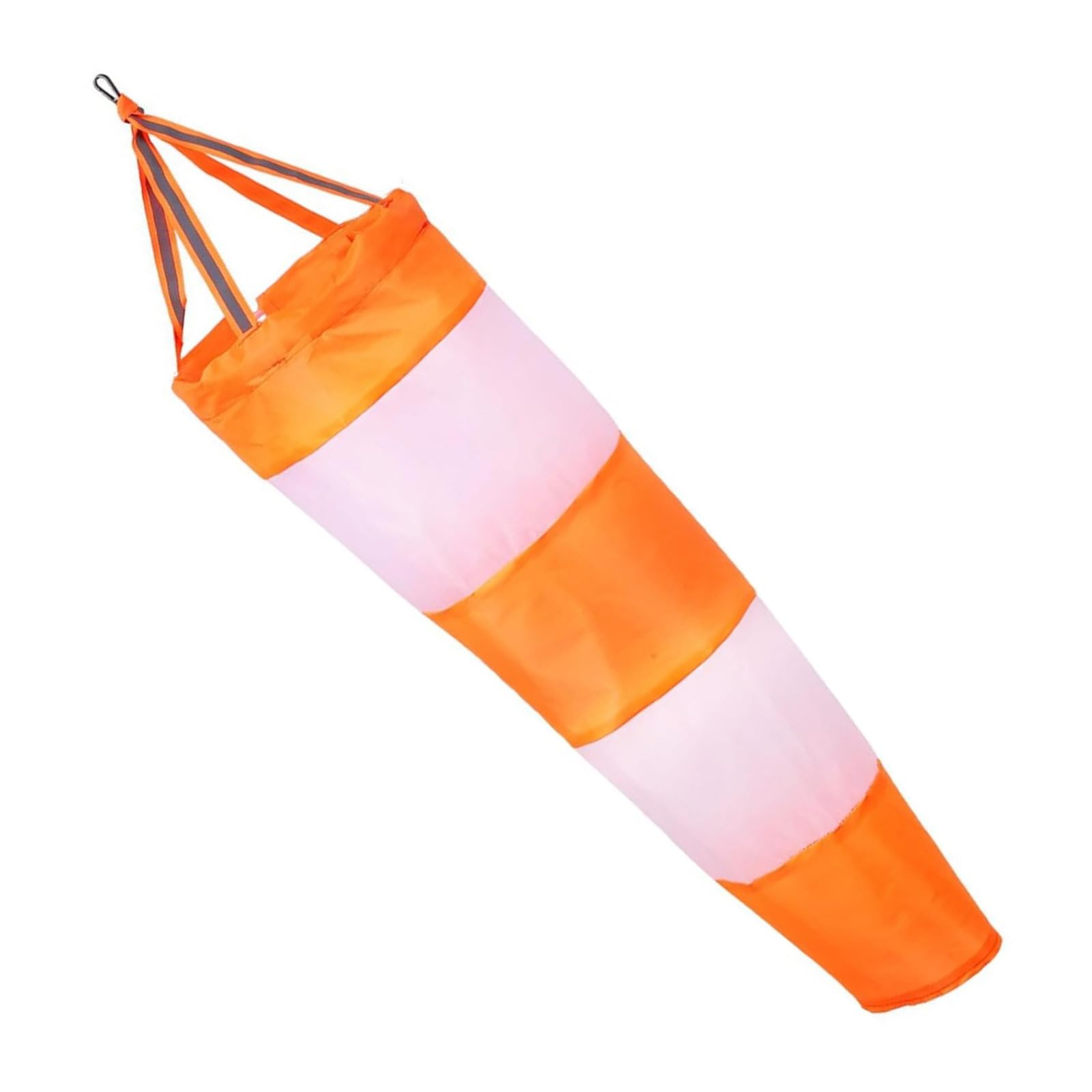NVOQILIN Ripstop Airport Windsock Heavy Duty Wind Direction Measurement Sock Bag with Reflective Belt Outdoor Aviation Flag Airport Windsock