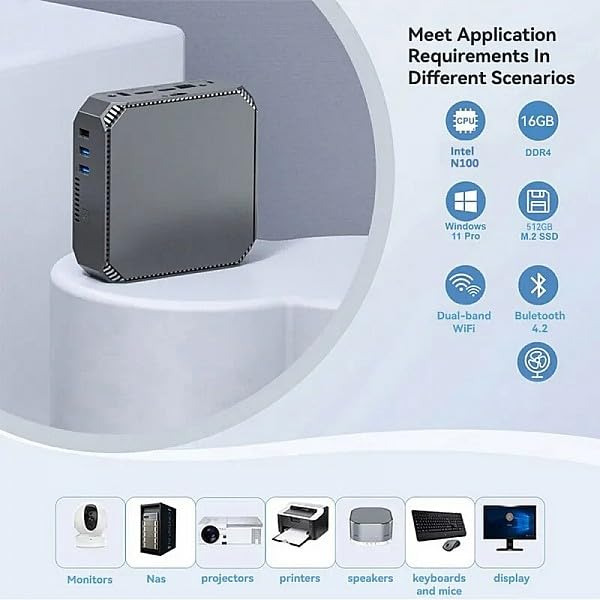 新品 ミニPC N100 メモリ16GB SSD512GB windows11 Firebat AK2 PLUS B FIREBAT AK2 PLUS MiniPC Intel N100 Dual Band WiFi5 BT4.2 16GB