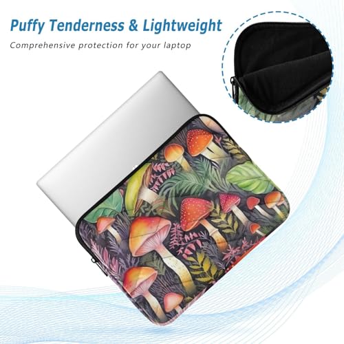 Funda para portátil 13-14 pulgadas impermeable con diseño de hongos miniatura 5