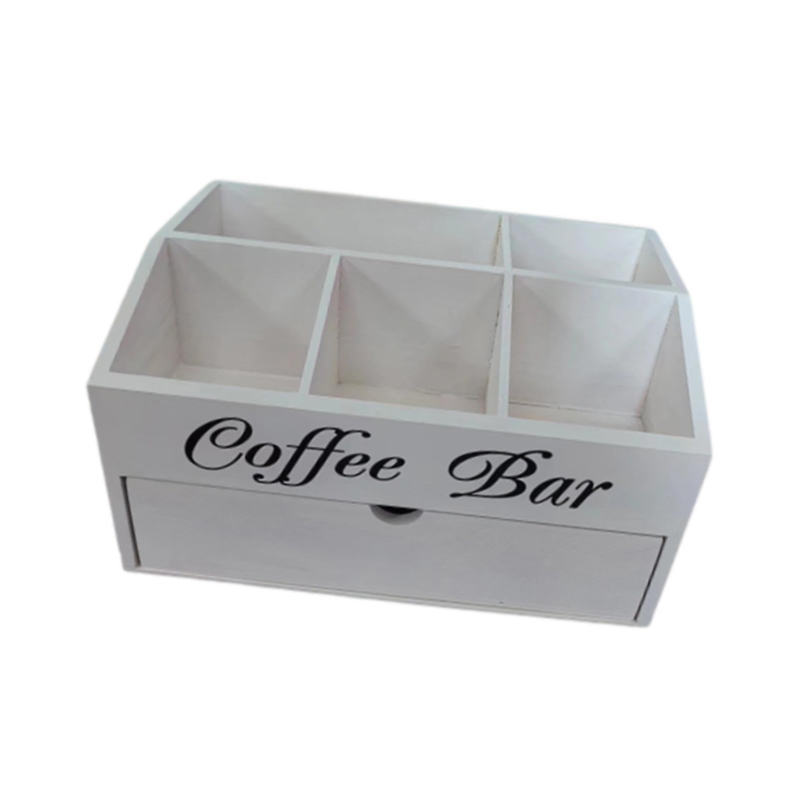 Organizzatore di accessori per postazioni di caffè artigianali per la casa o l'ufficio per l'esperienza del caffè e altri elementi essenziali