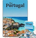 Rompecabezas de 1000 Piezas Visita Portugal para Adolescentes y Adultos Juguete Educativo Toda la Familia 38x26cm