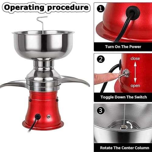 Schiumalatte, separatore elettrico di panna da 50 l/h - Macchina centrifuga professionale per capre e mucche, trasforma il latte intero in latte scremato, include una ciotola per il latte da