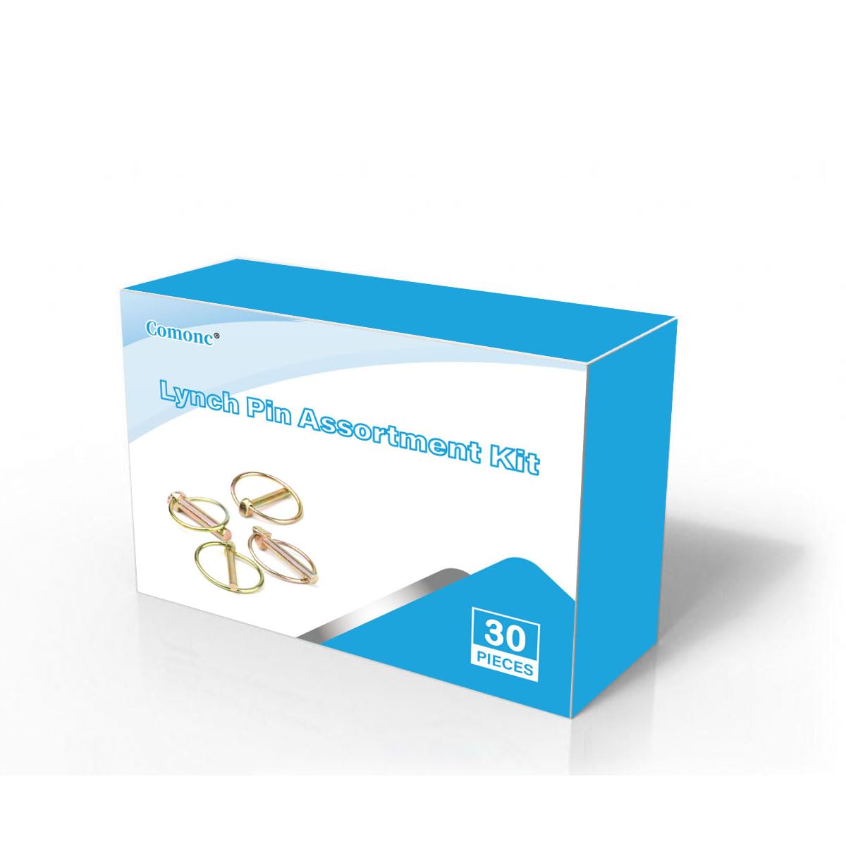 30 PCS Trailer Pins,Heavy Duty Lynch Pin Assortment Kit,Linch Pin