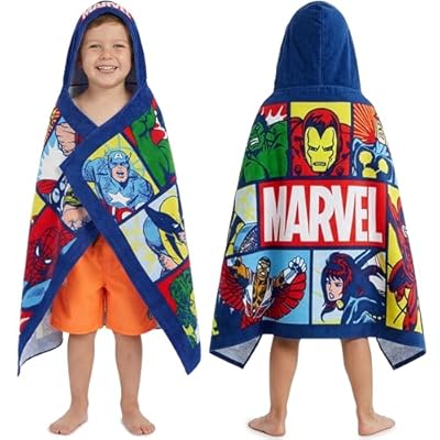 Get Trend Marvel Toalla con Capucha Niño, Poncho Toalla de Baño Infantil 100% Algodón, Absorbente, Accesorio de Viaje Poncho Piscina Playa, Regalo Niños de Verano (Multi Marvel) | Ya disponible en tu tienda friki favorita! En mundofriki.es! Get Trend Marvel Toalla con Capucha Niño, Poncho Toalla de Baño Infantil 100% Algodón, Absorbente, Accesorio de Viaje Poncho Piscina Playa, Regalo Niños de Verano (Multi Marvel) | Ya disponible en tu tienda friki favorita! En mundofriki.es!