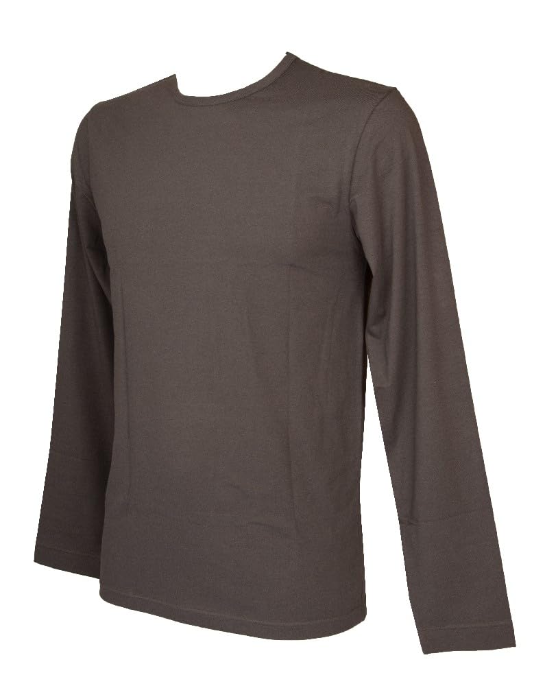 RAGNO T-Shirt Uomo Maglia Manica Lunga Girocollo Confezione 2 Capi Eco Cotton Cotone Elasticizzato Articolo 611479