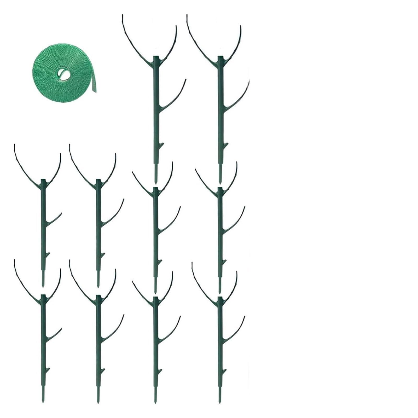 Attaches de Jardin, Piquets de Support Plantes empilables, Clips d'entraînement Vigne en Plastique, 5/10 pièces(5pcs)
