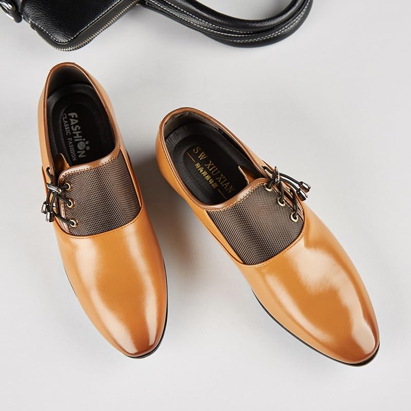 Slip on Shoes for Men Men's Loafers Slip-On Casual Leather Dress Shoes Lightweight Comfortable Driving Walking Shoes2
