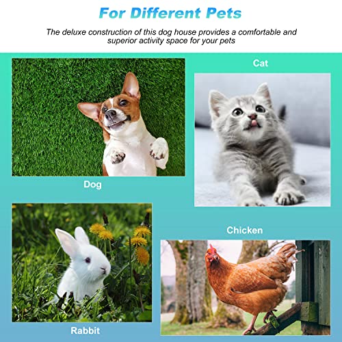 Fdw Dog House Indoor Outdoor Durable Ventilate Waterproof Pet Plastic Dog House for Small Medium Large Dogs Insulated Puppy Shelter Kennel Crate with Air Vents and Elevated Floor  Cucciolini Doodles Fdw dog house indoor outdoor durable ventilate waterproof pet plastic dog house for small medium large dogs insulated puppy shelter kennel crate with air vents and elevated floor   cucciolini doodles