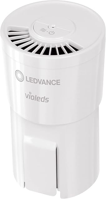 LEDVANCE Oczyszczacz powietrza UVC HEPA, oczyszczacz powietrza z pełną mocą UV-C do dezynfekcji powietrza przed wirusami i bakteriami oraz zapewniający przyjemny klimat w pomieszczeniu