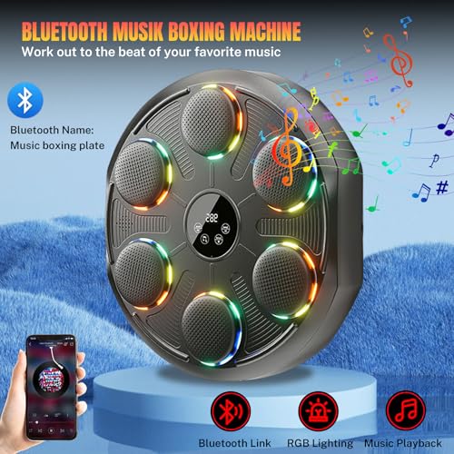 Machine de boxe musique LED avec gants et comptage intelligent - 7