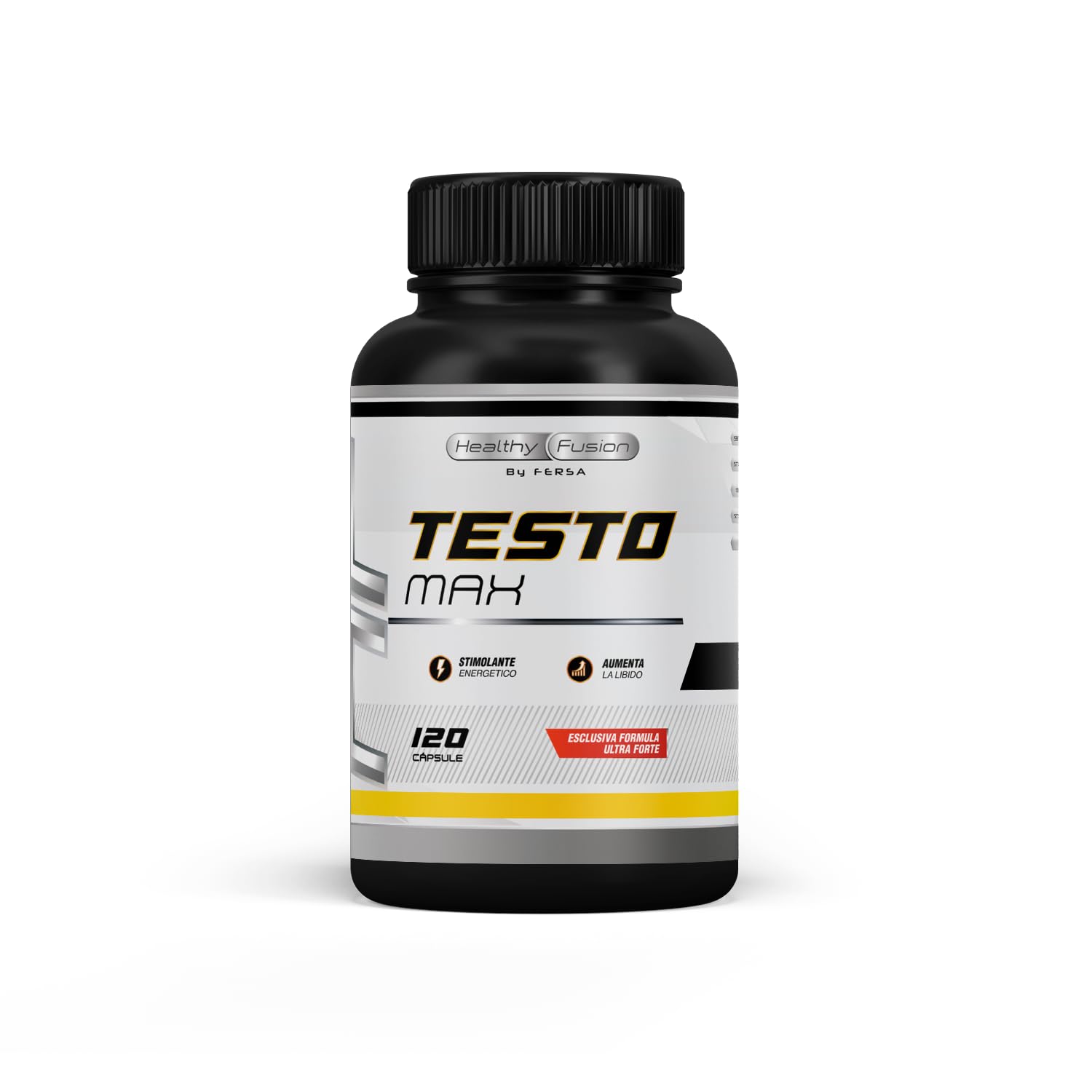 Booster di Testosterone per uomo | Energia, forza, muscolazione e vigore | Maca Andina, Ginseng, Tribulus e Taurina | Aumenta l'energia e migliora le prestazioni sportive e muscolari | 120 caps