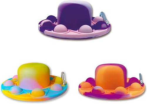 Miniatura 1 de Juguete antiestrés para niños y niñas, luces LED geniales, la mejor decoración para Navidad, forma única de sombrero, material de silicona de grado