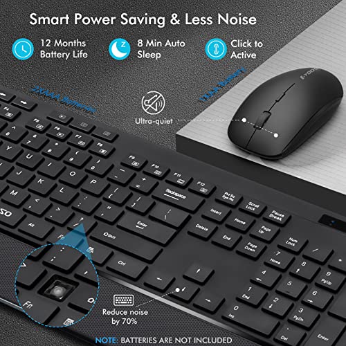 Wireless-Keyboard-and-Mouse-Combo-E-YOOSO-Full-Sized-24GHz-Lag-Free-Wireless-Keyboard-with-Palm-Rest-7-Independent-Shortcuts-3-DPI-Silent-Mouse-for-PCComputerLaptopDesktopWindowsMac