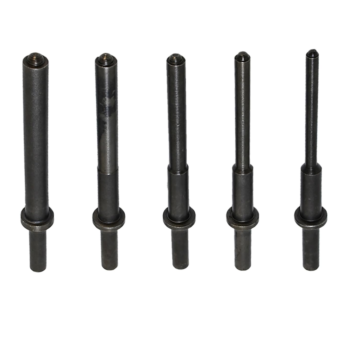 Pneumatic Roll Pin Punch Set 3/16" to 1/2" Pneumatic Pilot Punch .401" Air Hammer Pilot Punch 153mm Bolts Long Pins for Removing Roll Pins Hollow Tension Pins