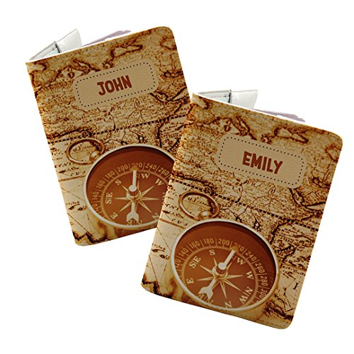 Couple Passport Holder Set Of 2 - Personalized With Your Names #TOP14