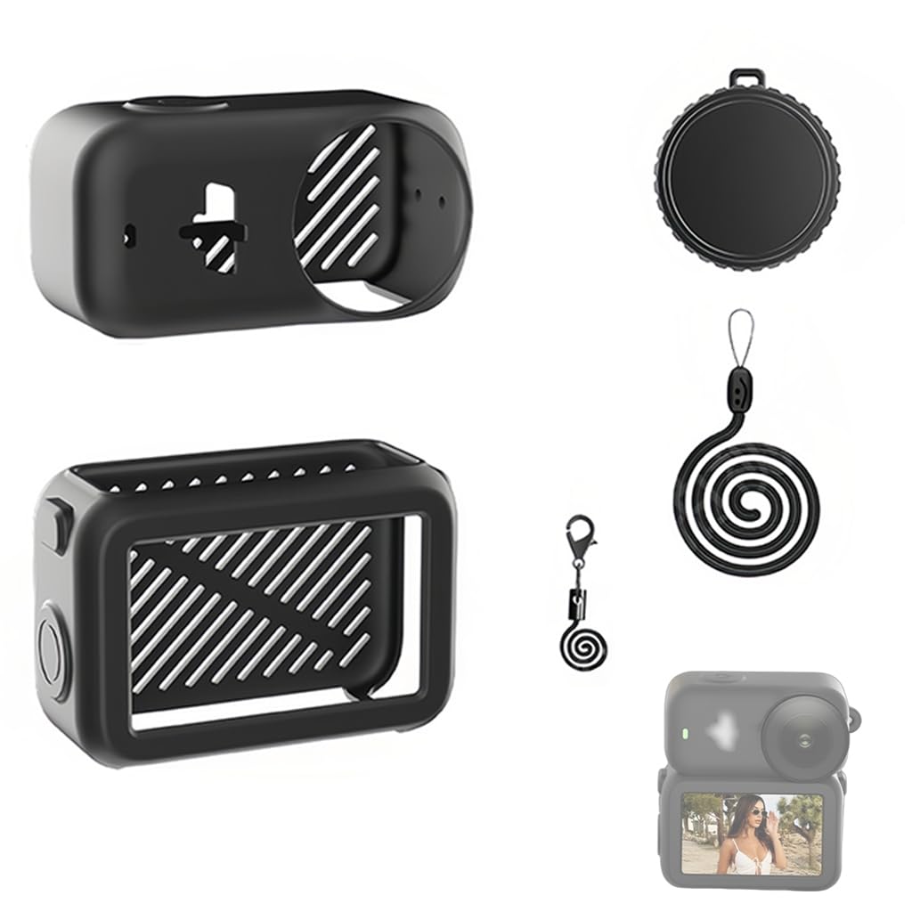 ZORBES® Generic Action Camera Silicone Cover Compatible with DJI OSMO Nano Custom-fit Protective Skin Cover with Integrated Camera Lens Anti-Scratch Action Silicone Skin for Reliable Everyday-image-34