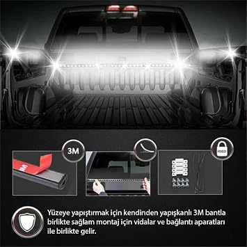 Key Led Light Strip 2x150cm 12V For Pick Up Truck Decoration