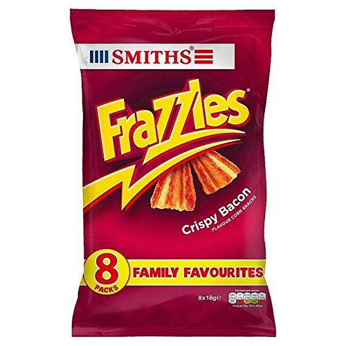 Smiths - Bacon Croustillant Serruriers Frazzles 136G (Paquet de 6)