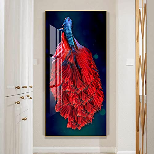 Toile murart poisson Koi chanceux pour apporter bonheur et harmonie au salon