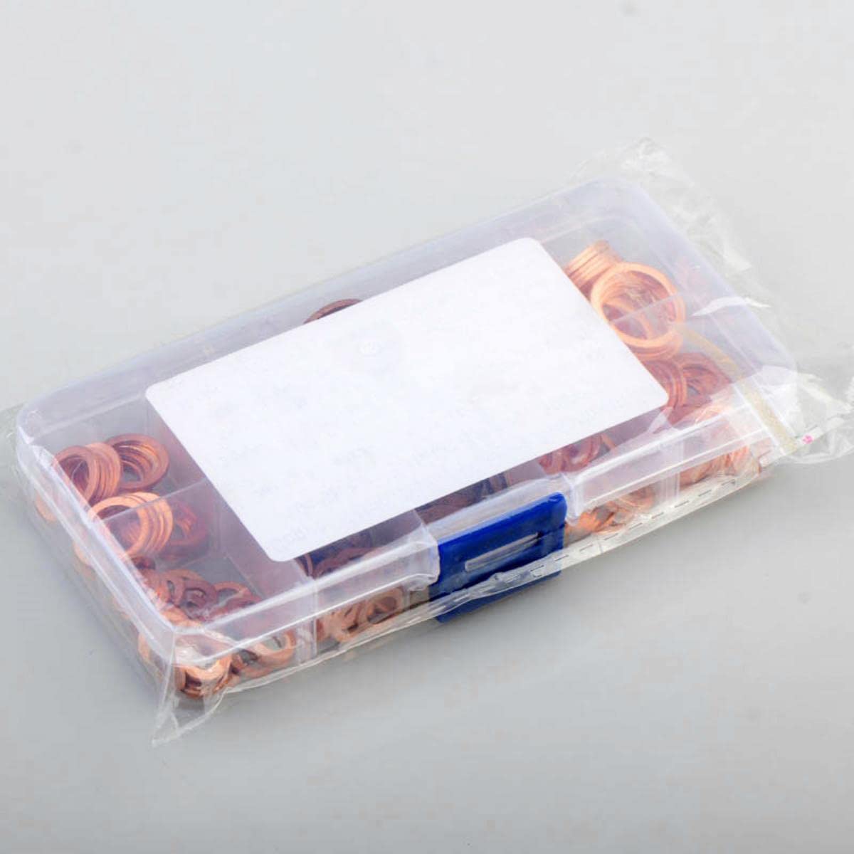 Kit d'assortiment de joints d'étanchéité à anneau plat en cuivre M5 M6 M8 M10 M12 M14 pour bouchons de vidange d'eau 200/300 pièces-300 pièces