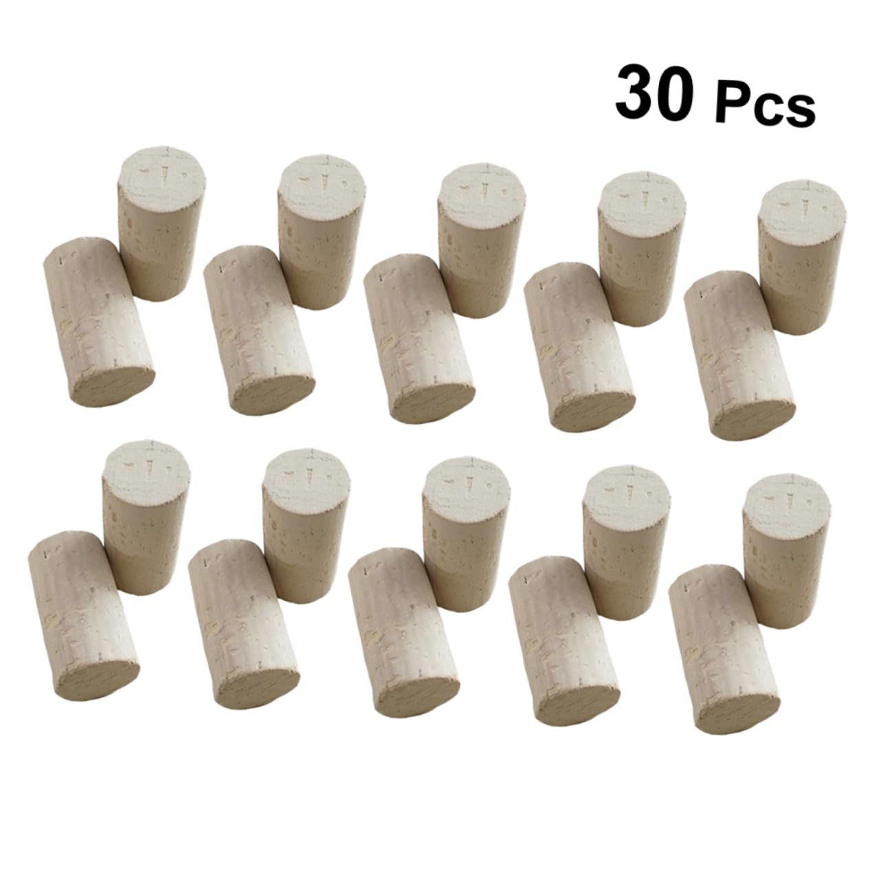 SHOWERORO Juego De 3 Tapones De Corcho para Vino para Sellar Botellas Herméticos Y para Conservar El Vino (30 Unidades)