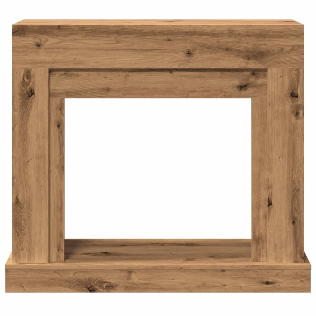 Gecheer Cornice per Camino, Design Funzionale con Ripiano e Compatibilità LED 100x30x87,5 cm in Truciolato per Soggiorno e Salotto