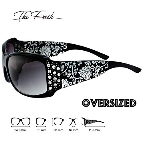 The Fresh Trendy Classic Women Hot Fashion Rhinestones Sunglasses with Gift Box3