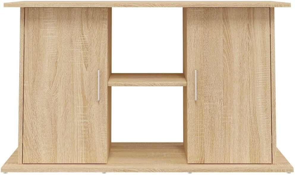 vidaXL Aquarium Stand Sonoma Oak Engineered Wood 39.8 x 16.1 x 22.8 in