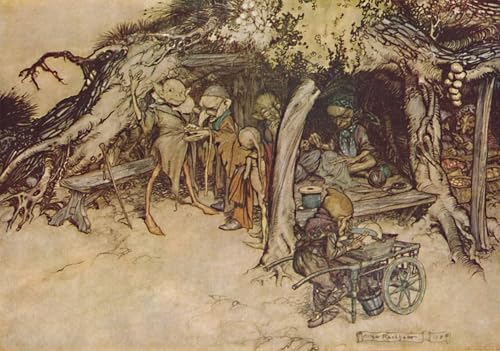 Impressions d'art mural haut de gamme Arthur Rackham, affiche vintage de collection 60x90cm