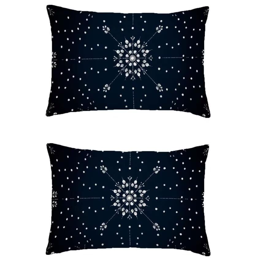 Housse coussin exterieur bohême lin imperméable 80x100cm rectangulaire pour terrasse