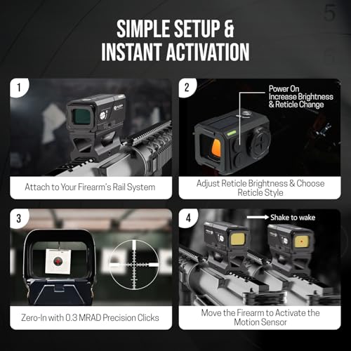 Argus LT Red Dot Sight 1x26x23 open - Image 2