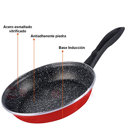 Imagen secundaria Magefesa K2 Rojo Set 2 Sartenes