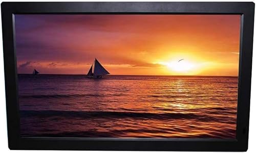 JvFbjLF Cornice Digitale Multifunzione di Grandi Dimensioni da 18,5 Pollici, Cornice for Album Fotografico elettronico a LED ad Angolo retto