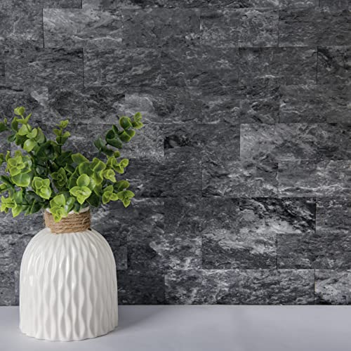 Image of Art3d Peel and Stick Backsplash, Stick on Wall Tile, 10-Pack, Dark Granite