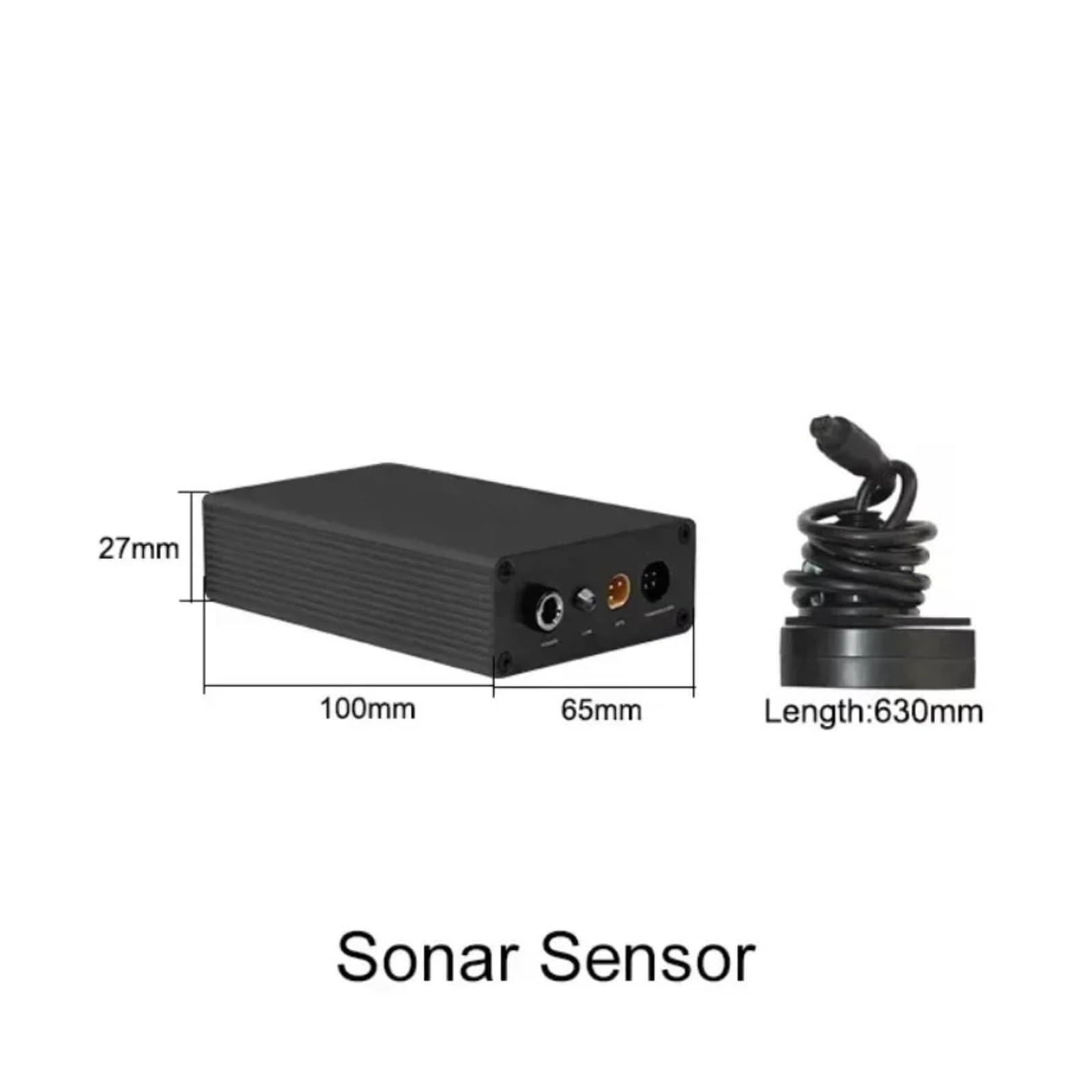 Echolot, LBT-1-GPS Kabelloser Sonar-Fischfinder für Köderboote, 500 m Reichweite, GPS