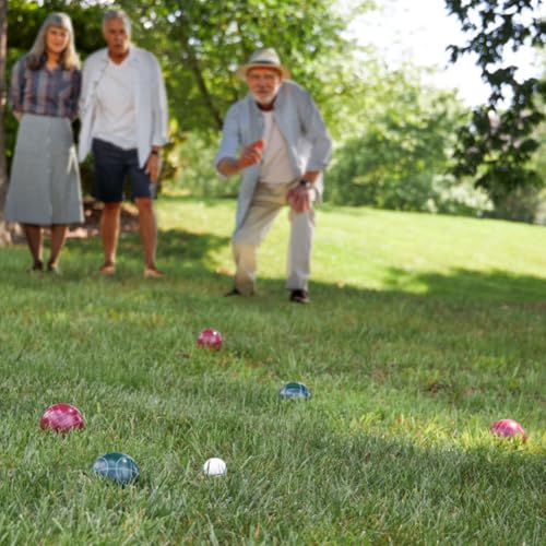 Boules de pétanque réglementaires Hey! Play! vertes et rouges