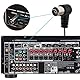 Bingfu FM UKW Radio Antenne Wurfantenne 75 Ohm Koax-Kupplung Dipolantenne Zimmerantenne und Koax-Stecker auf F Stecker Adapter für HiFi AM/FM Radio Yamaha Oenon Bose Sherwood Marantz