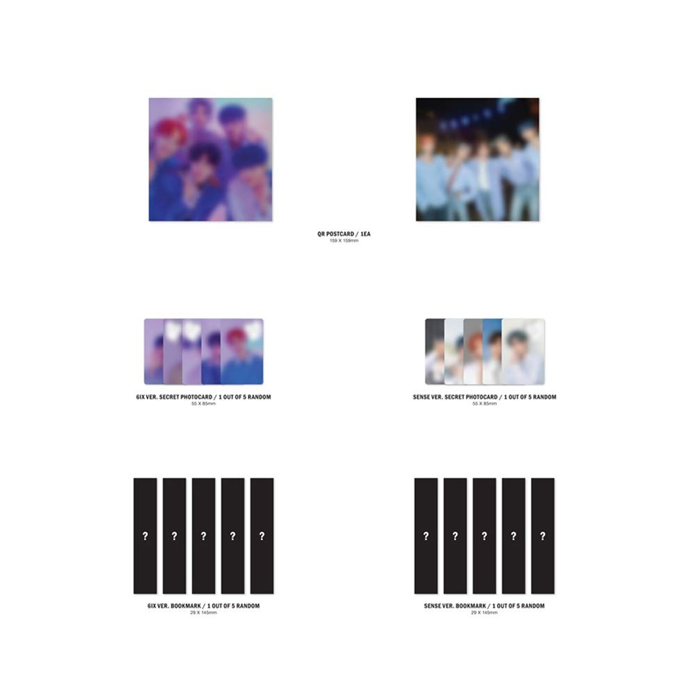 AB6IX Primo Album – 6IXENSE (6IX Ver.) CD + Poster Piegato.