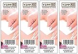  4 x 100 tiras depilatorias profesionales no tejidas  Tiras de cera depilatoria cera corporal y facial (paquete de 4)