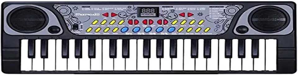 Teclado Infantil com Microfone 37 Teclas BX1622, DM Toys