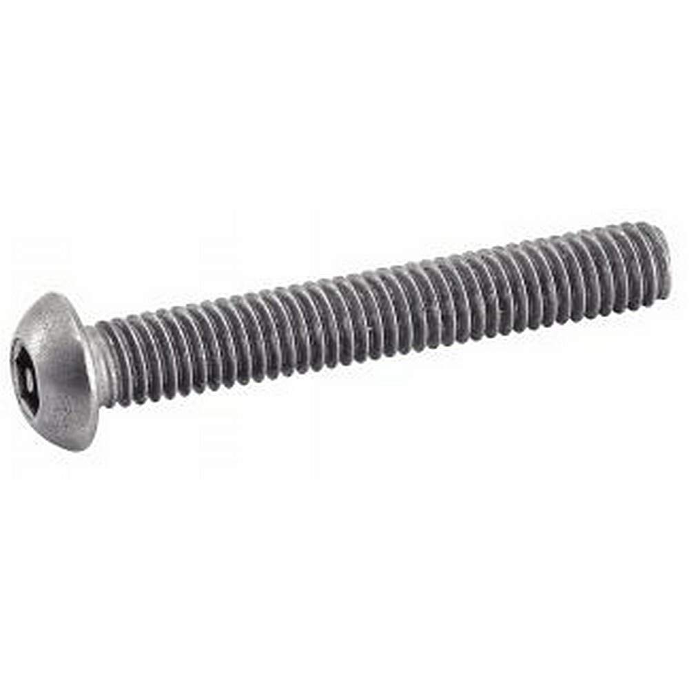 50 tornillos de cabeza hexagonal 10 x 50 acero inoxidable A2 ISO7380