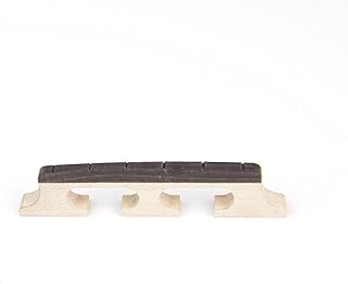 Replacement Banjo bridge For 6 String Banjos Slotted, 54.5mm String spacing, Maple base