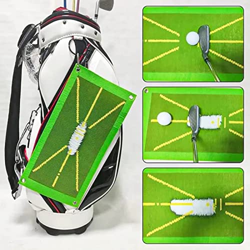 New Golf Training Mats For Swing Detection,Golf Practice Hitting Mats For Analyzing Swing Path And Proper Hitting Posture,Advanced Golf Hitting Mats For Indoor/Outdoor Use,Golf Training Aids. #TOP5